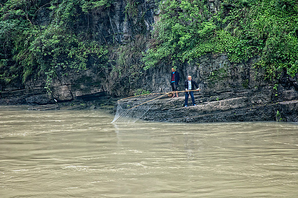 Fishing on the Yangtze