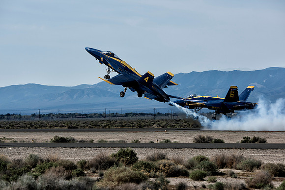 Blue Angel Rapid Climb after takeoff