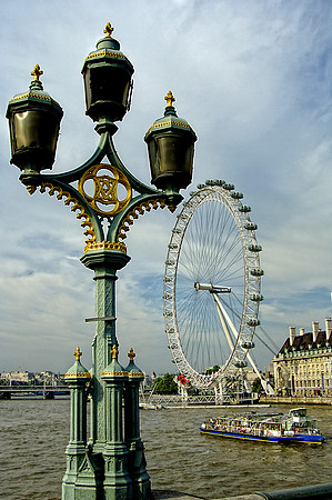 London Eye from Westminster Bridge