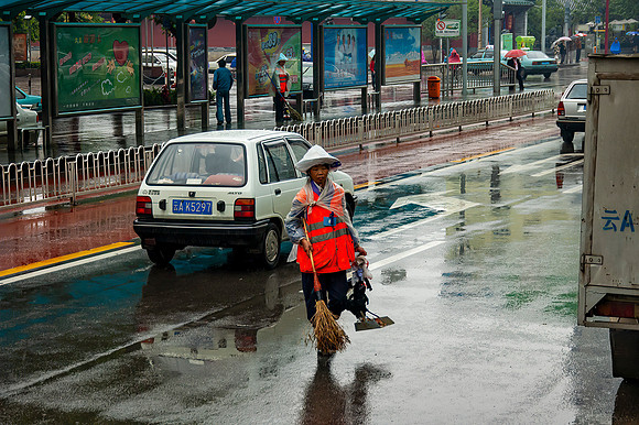 Kunming Street sweeper