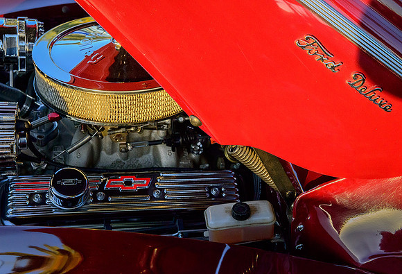 Chev engine in a Ford