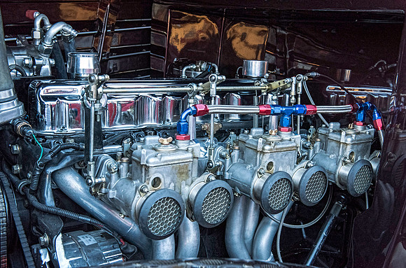 3 Weber side draft Carbs