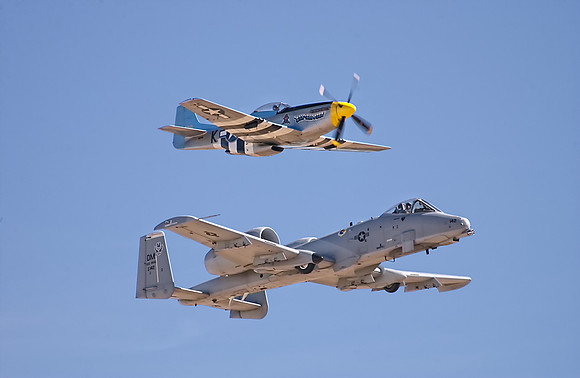P-51 with an A-10