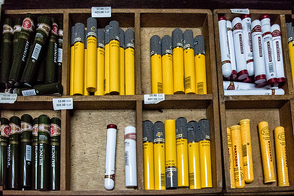 COHIBAS with MONTE CRISTOS and ROMEO and JULIETTE Cigars