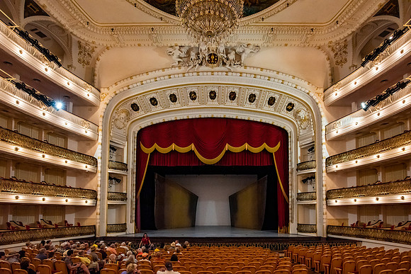 Stage inside the Gran Teatro de la Habana Alicia Alonso