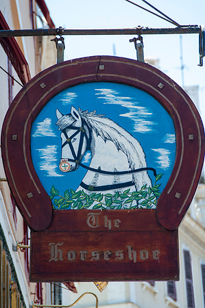 The Horseshoe Pub Sign