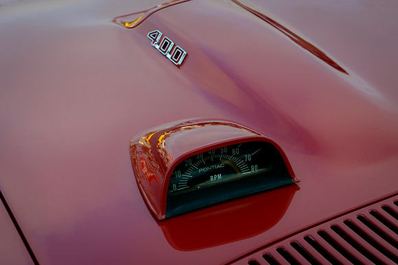 Pontiac 400 Hood Tach