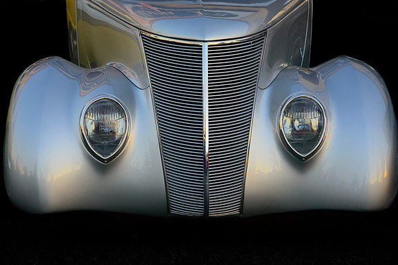 Grey custom 39 Ford
