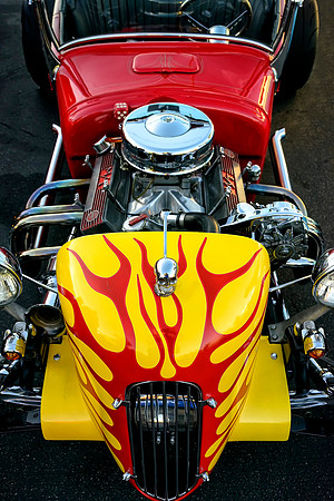 Skull hood ornament