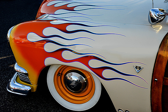 Ford Woody Flames