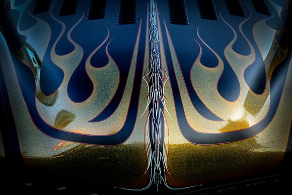 Flames and Pinstripes