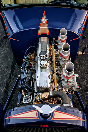 Blue and Gold Bucket Ford