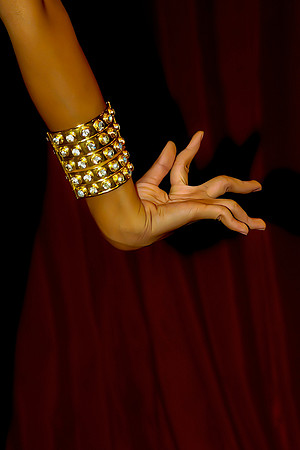 Thai Dancers contorted hands position