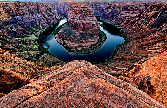 Horseshoe bend.