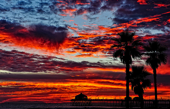 Huntington Beach Sunset at the Pier