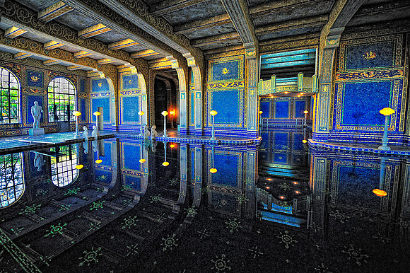 Hearst Castle indoor pool