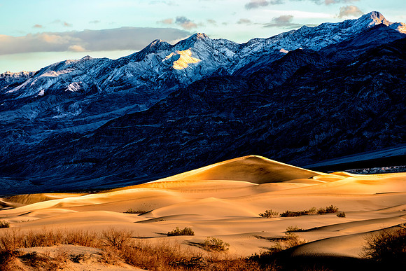 Death Valley Mesquite Dunes at Sunrise