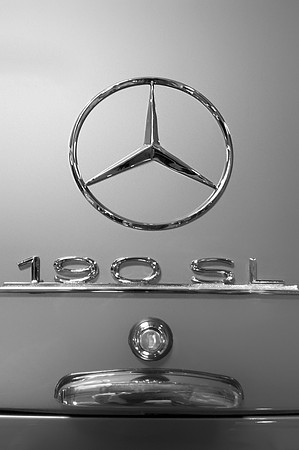 Mercedes Benz 190 SL trunk