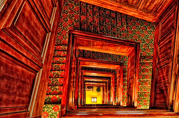 Staircase at the Beijing Hotel, China