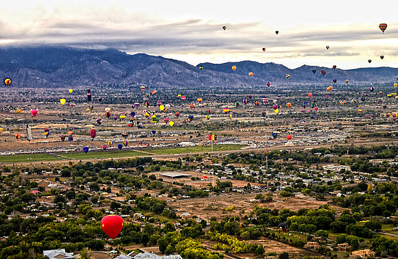 Mass Assention viewed from a Balloon