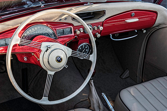 1954 Sunbeam Alpine Dash