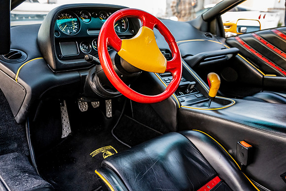 Lamborghini Diablo cockpit