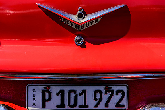 Cuba Licence Plate