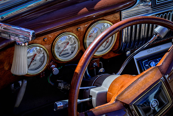1947 Caddilac Conv Dash