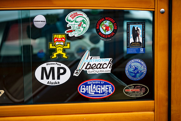 Woddie Surf Decals