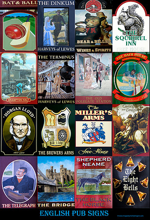 English Pub Signs