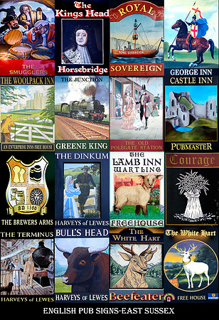 Pub Signs East Sussex.